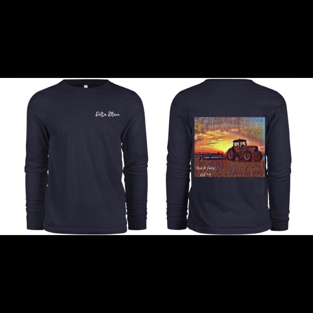 Navy 3 m farms long sleeve